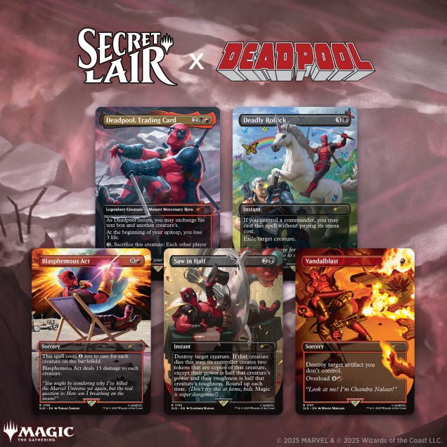 英語版『Secret Lair x Marvel's Deadpool』