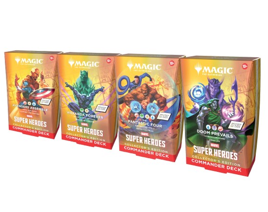 英語版『マーベル スーパー・ヒーローズ（Marvel Super Heroes） Collector's Edition Commander Decks』