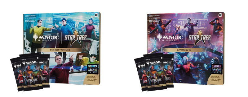 英語版『スター・トレック（Star Trek） Divergent Timeline Scene Box / Enterprise-Q Scene Box』